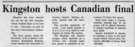 Kingston Hosts Canad